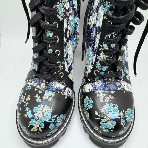 Louis Vuitton Star Trail Ankle Boots Calfskin Leather Floral Multicolor W EU 40 - Picture 6 of 12